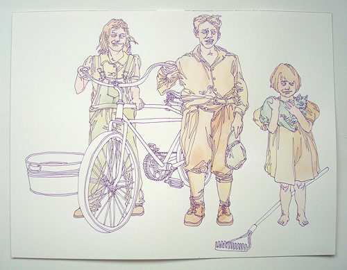 san francisco amos goldbaum drawing artist art