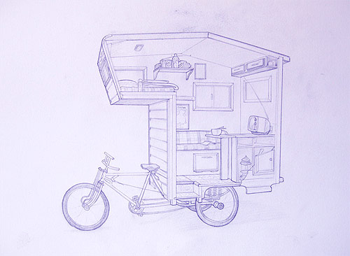 kevin cyr camper kart bike artist project