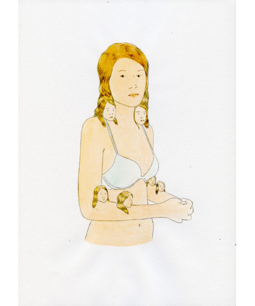 Masha Krasnova-Shabaeva drawing artist