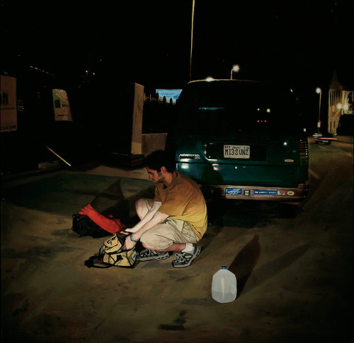 alex roulette artist painter painting