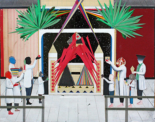 devin troy strother artist painting painter cut paper