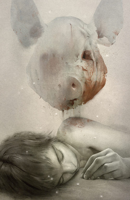 lord of the flies sam weber illustration illustrator book