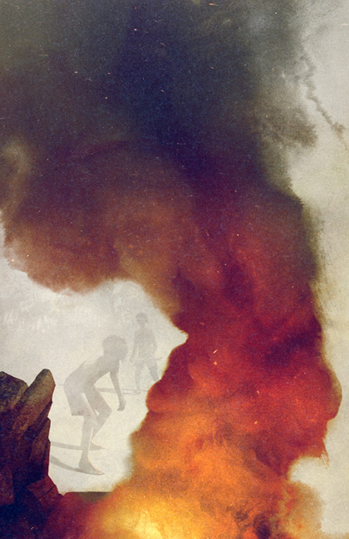 lord of the flies sam weber illustration illustrator book