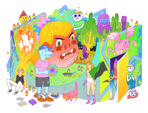 mike bertino illustration illustrator drawing