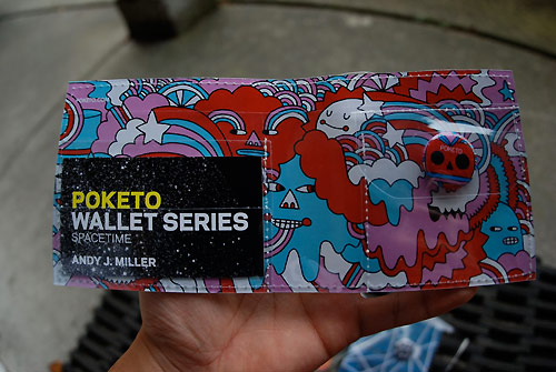 poketo spacetime kitsune noir wallets