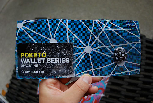 poketo spacetime kitsune noir wallets