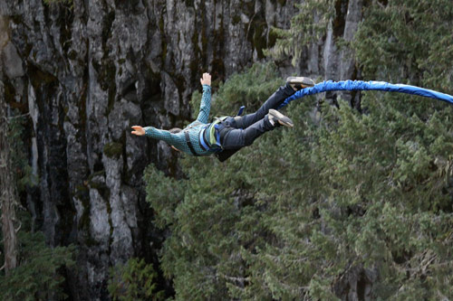 whistler bungee jumping jump british columbia