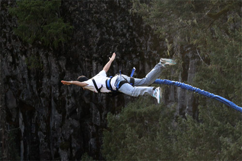 whistler bungee jumping jump british columbia