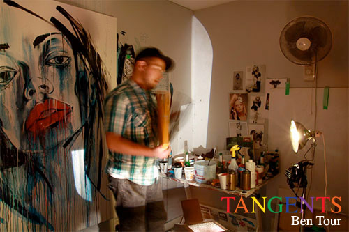 ben tour tangents art show vancouver booooooom