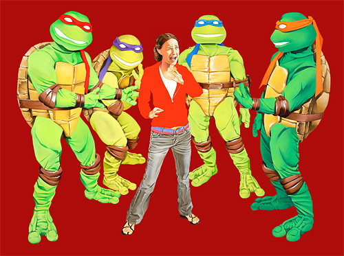 natalie portman ninja turtles painting what nat saw brandon bird