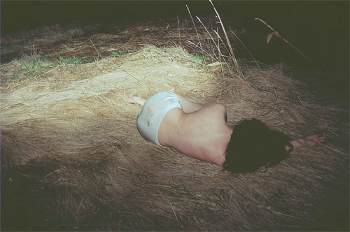 jenna popoli girl back hay photography photo