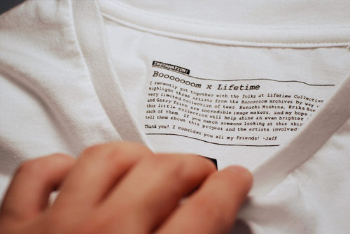 lifetime collective booooooom collaboration tshirts