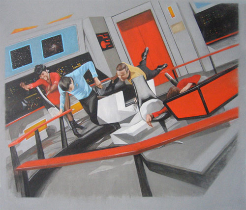 luke butler enterprise star trek painter painting artist