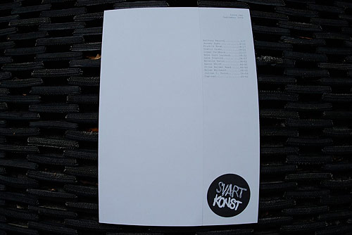 svartkonst magazine art culture publication