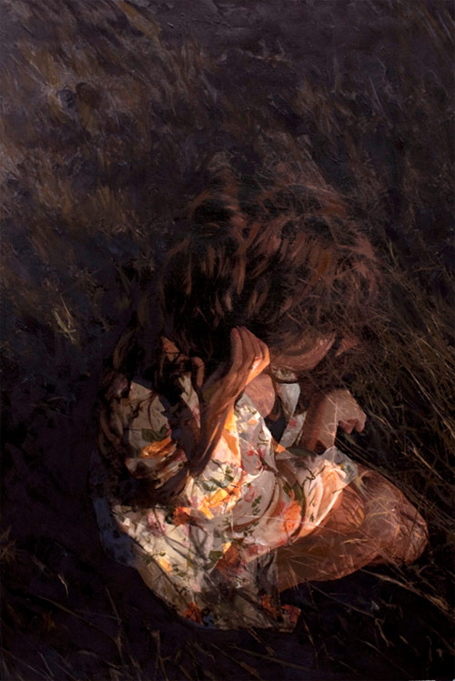 pakayla biehn artist painter double exposure painting