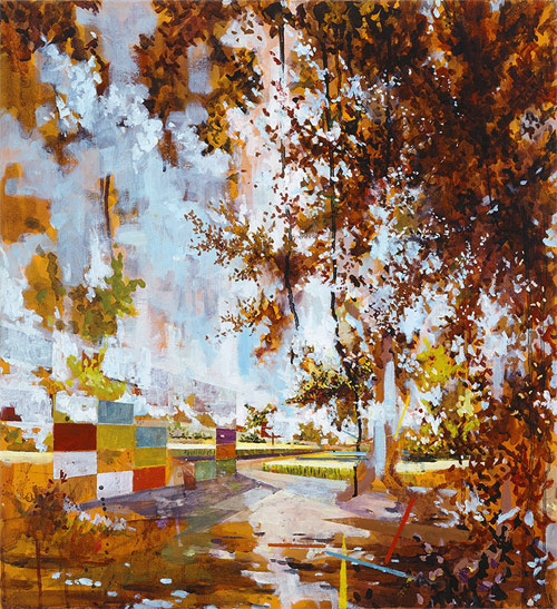 david schnell one abstract artist painter painting
