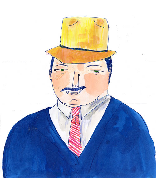 elizabeth graeber illustration illustrator baltimore man hat