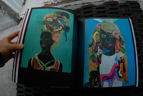 hair em scare em gestalten book collage publication art hair illustration photography