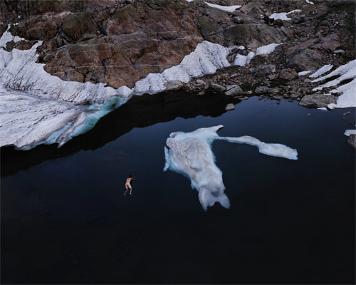 ruben brulat ice glacier snow nude portrait photographer photography