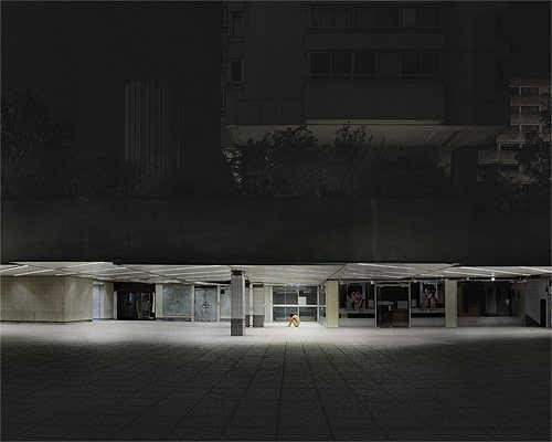 ruben brulat nude portrait urban night building photographer photography