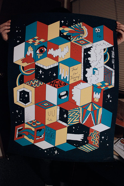 will bryant fancy pants poster zine illustration illustrator