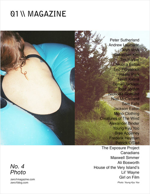 zero 1 magazine photography fashion books art publication
