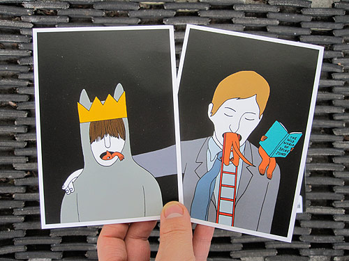 little white lies huck magazine joint split cover geoff mcfetridge where the wild things are spike jonze