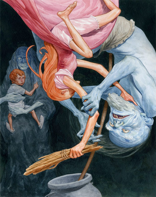 jeremy enecio artist painter painting fight with a blue man
