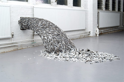 kate mccgwire artist feather sculptures