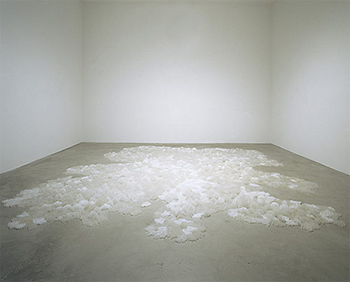 tara donovan artist sculpture tape paper drinking straws