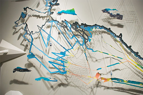 adriane colburn artist paper cut installation