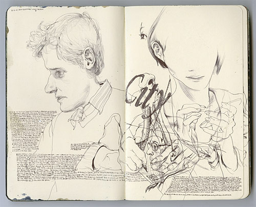 james jean artist painter painting sketches drawing illustrator