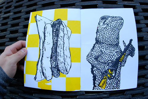 Artist illustrator Kelsey Dake nice zine