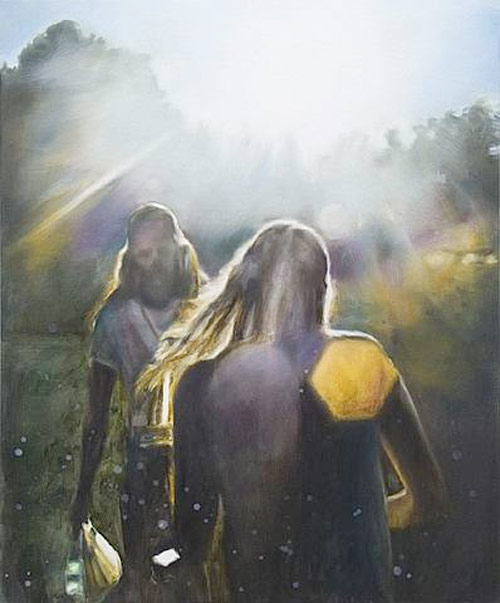Artist painter Till Gerhard painting hamburg germany