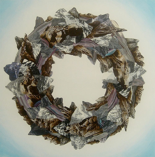 adam friedman artist collage mixed media