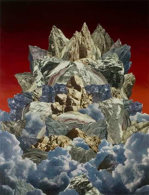 adam friedman artist collage mixed media