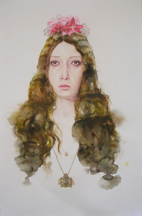 artist painter painting serena cole watercolor drawing