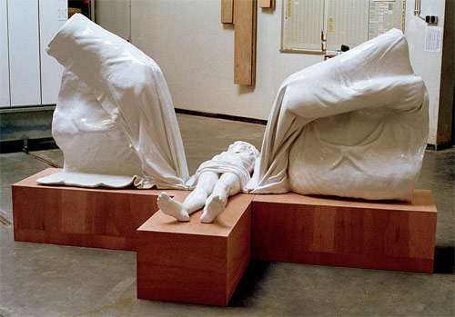 thom puckey artist cross sculpture