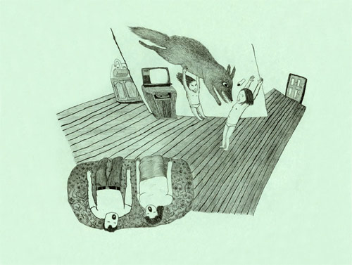 saejean oh artist drawing lithography