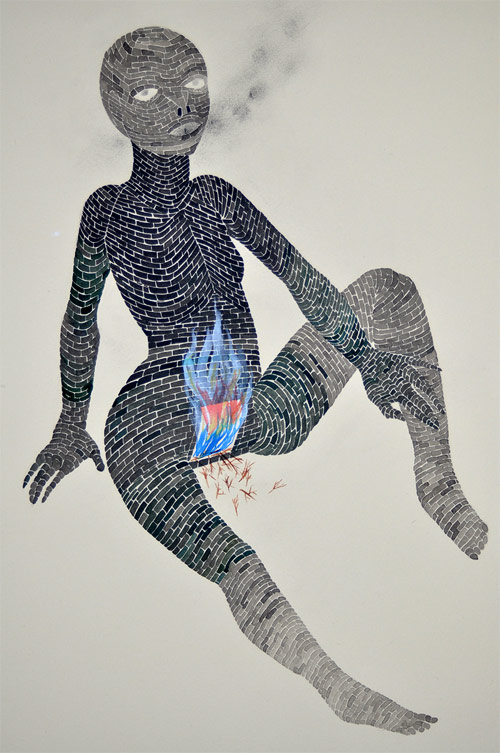 artist megan diddie drawing