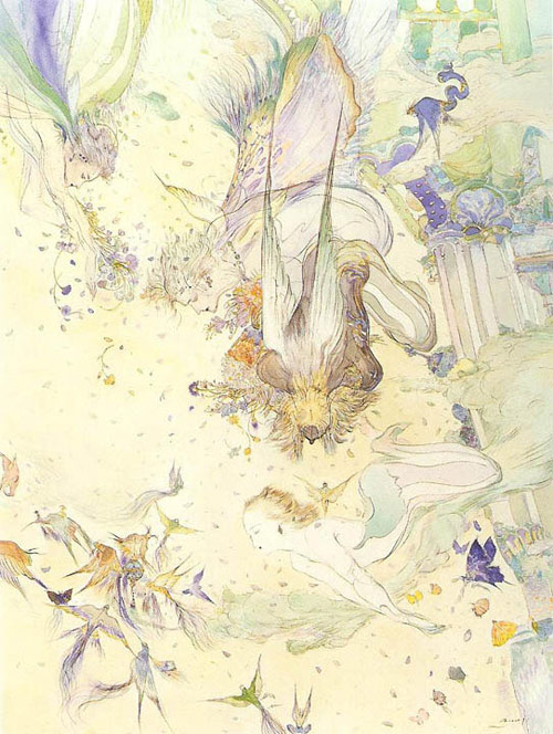 yoshitaka amano artist drawing painting