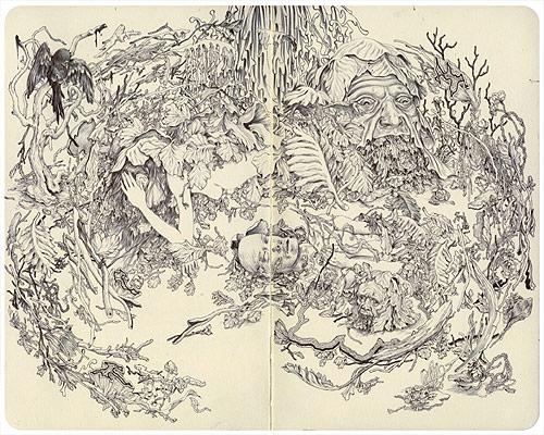 artist james jean drawings paintings