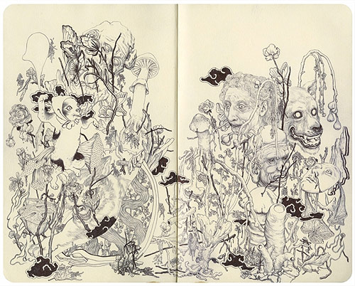 artist james jean drawings paintings
