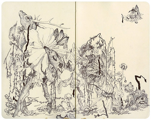 artist james jean drawings paintings