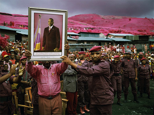 richard mosse photographer photography quick infrared film kodak aerochrome congo