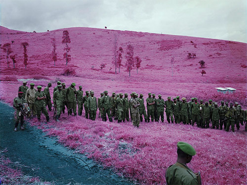 richard mosse photographer photography quick infrared film kodak aerochrome congo