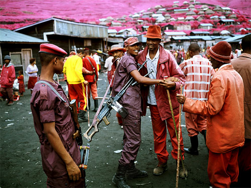 richard mosse photographer photography quick infrared film kodak aerochrome congo