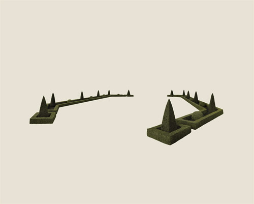 Jardin a la francaise by Juergen Bergbauer