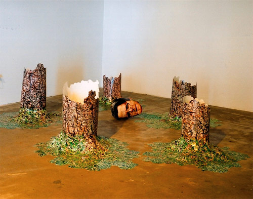 justine khamara artist cut photographs installations sculptures