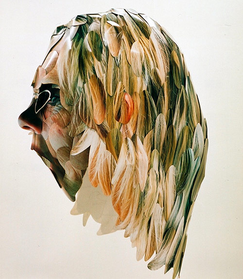 justine khamara artist cut photographs installations sculptures
